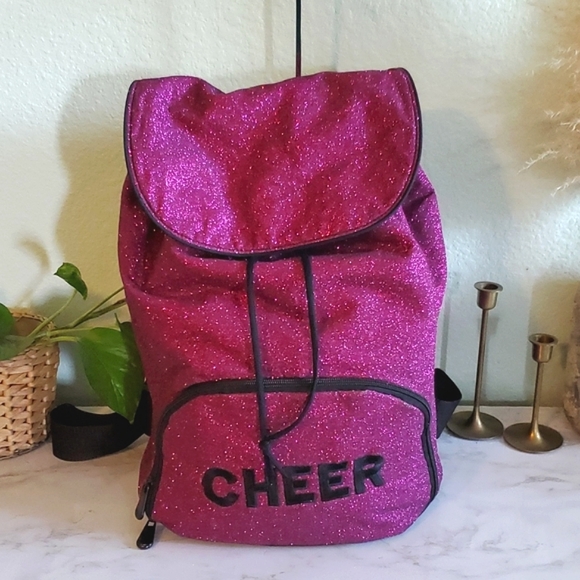 Augusta Sportswear Handbags - Glittery sparkly drawstring backpack
